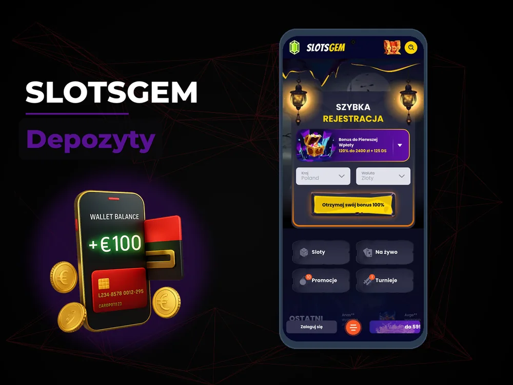 Slotsgem - Bonus Powitalny