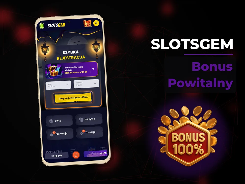 Slotsgem - Bonus Powitalny