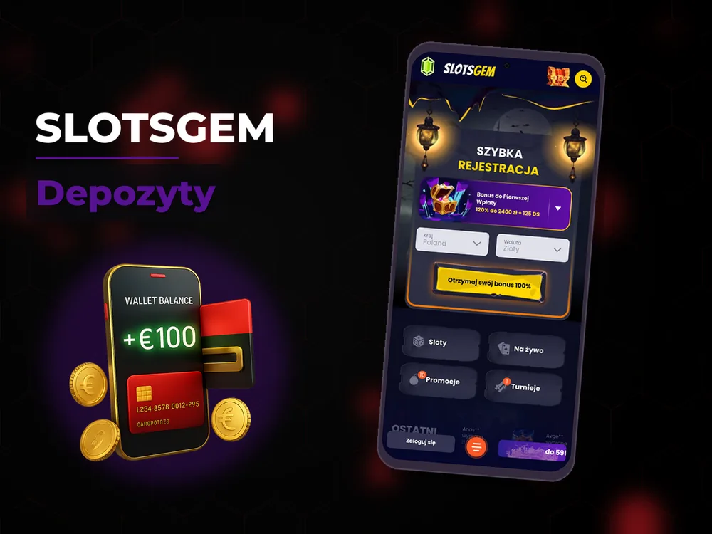 Slotsgem - Depozyty