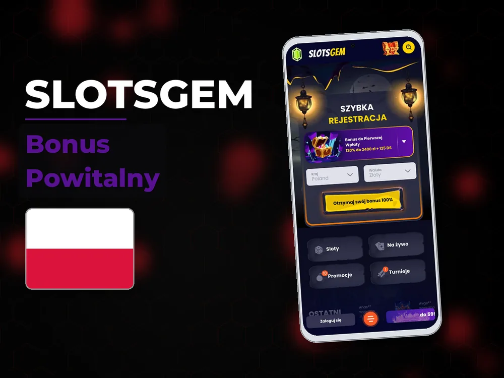 Slotsgem - Bonus Powitalny