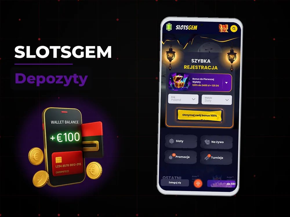 Slotsgem - Depozyty
